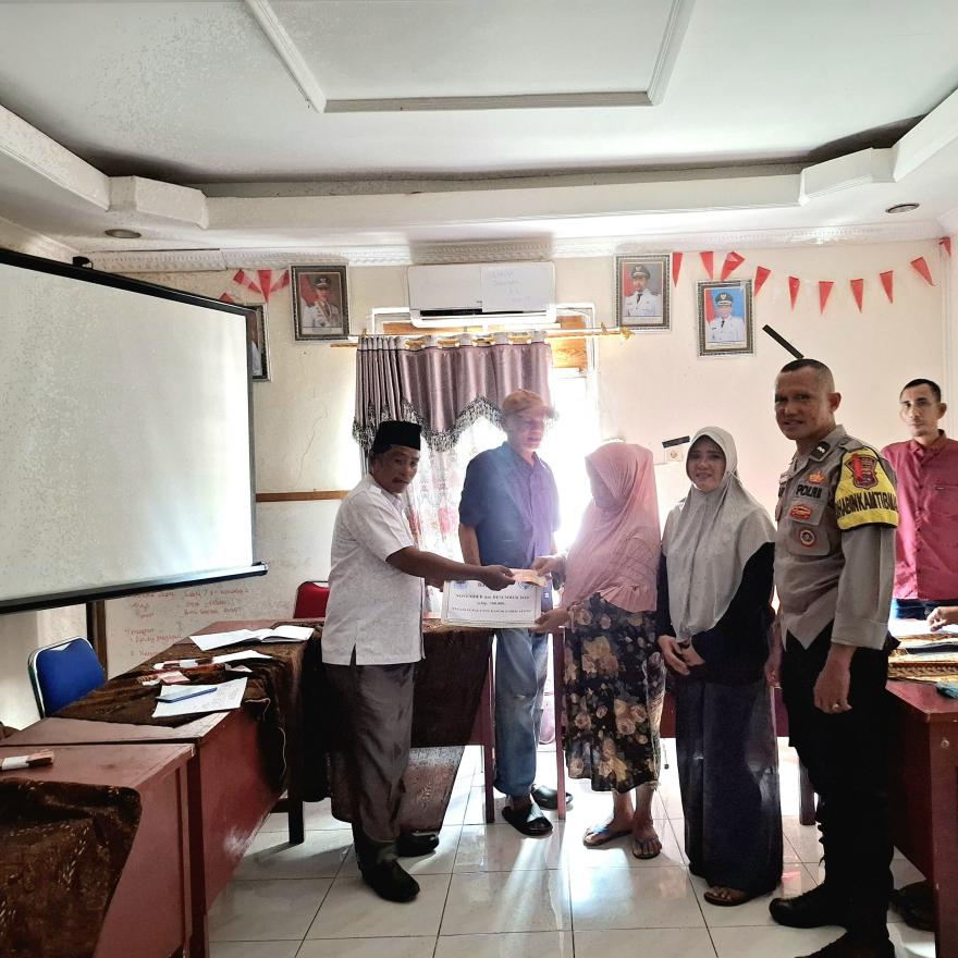 Pemerintahan Nagari Pungguang Kasiak Lubuk Alung cairkan BLT DD Bulan November dan Desember 2024